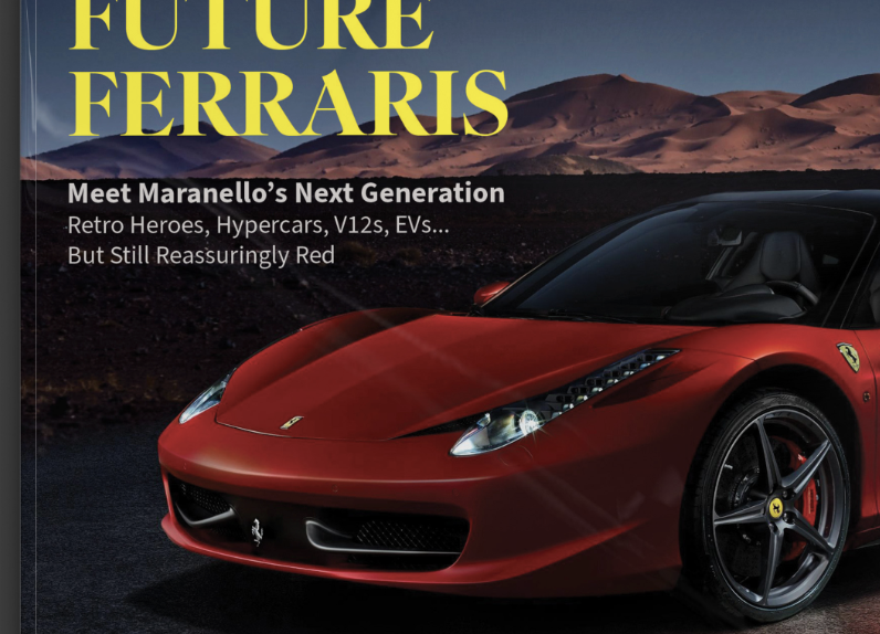 Preview image for the Ferrari magazine project